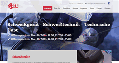 Desktop Screenshot of gts-schweisstechnik.de